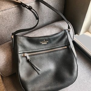 Kate Spade black leather crossbody